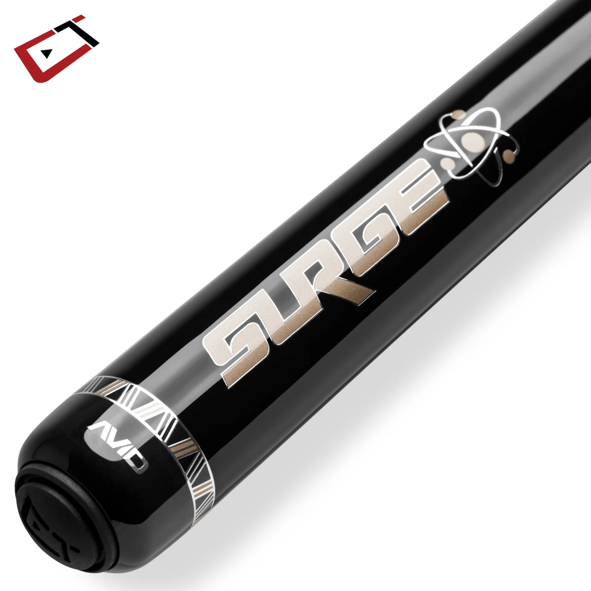 Taco de Salto Cuetec AVID Surge Jump Preto e Dourado 3/8x14 Taco de Salto Cuetec AVID Surge Jump Preto e Dourado 3/8x14